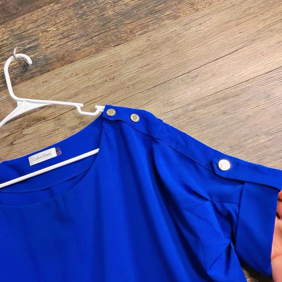 Calvin Klein Royal Blue Midi Dress - Picture 10 of 12